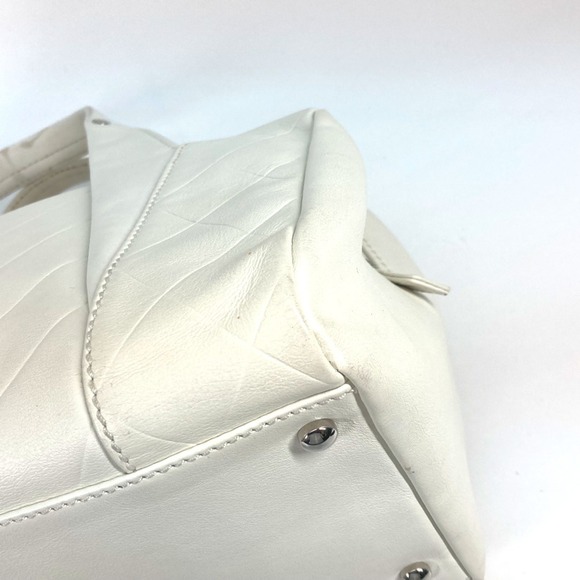 CHANEL White Boston Bag - Picture 11 of 16
